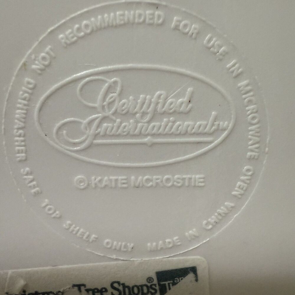 Vintage Certified International Kate Mcrostie Melamine Mermaid Set 13 Pcs. - Picture 10 of 16